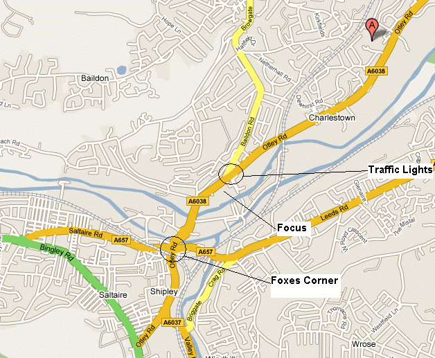 Shipley & Baildon Map